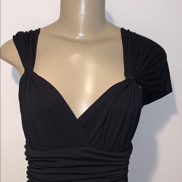 Like new! Scrunched mini dress - Picture 7 of 8